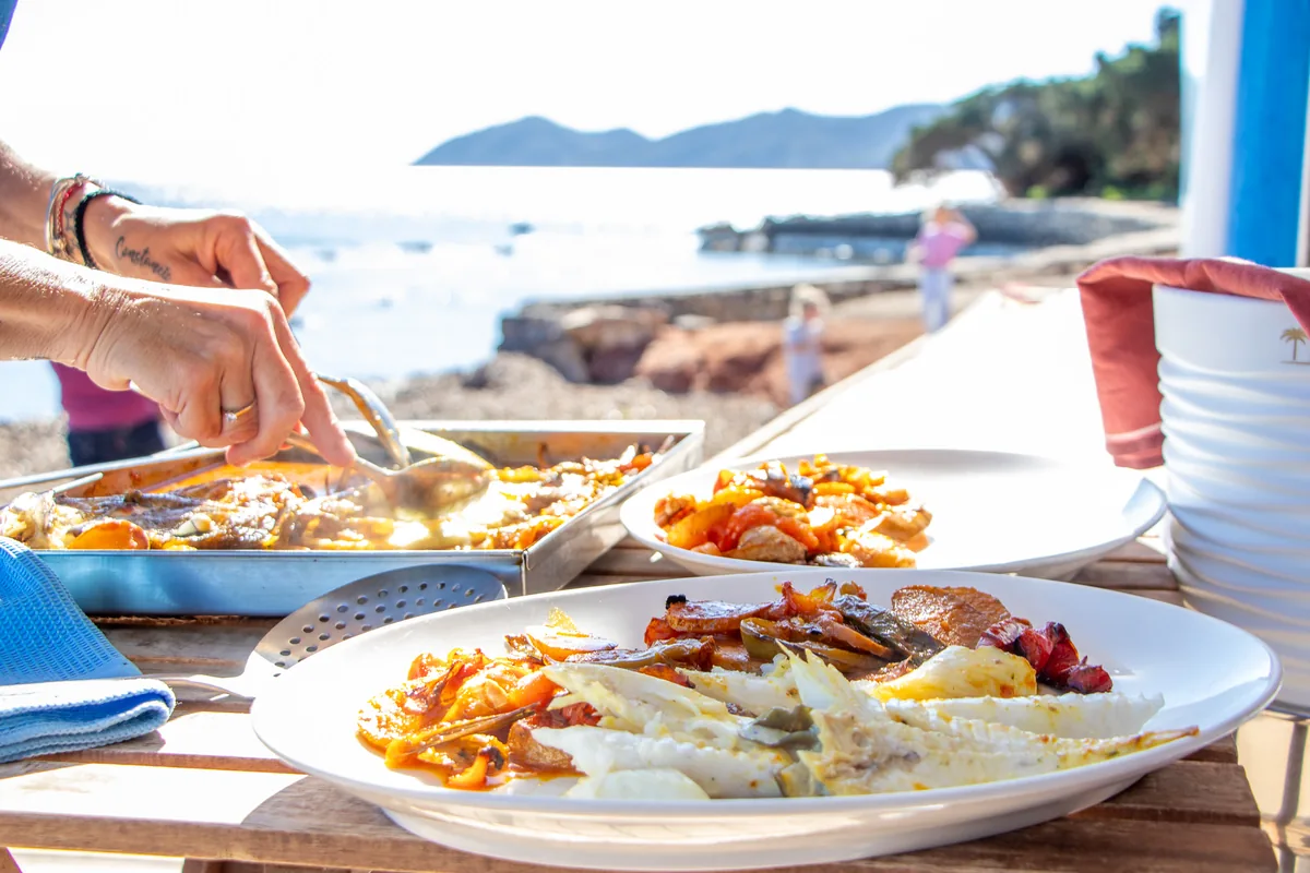Vista del mar desde Sa Trenka